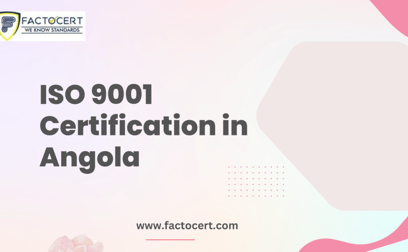 ISO 9001 Certification in Angola